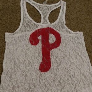 Victoria Secret Lacey Phillies Tank Top